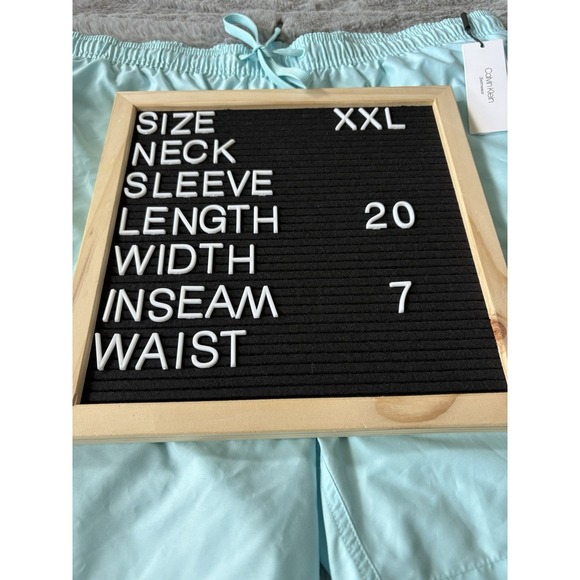 Calvin Klein  Swim Trunks Lined Size 2 XL New - Picture 2 of 8